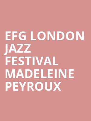EFG London Jazz Festival Madeleine Peyroux at Royal Festival Hall